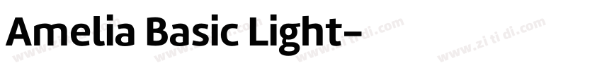 Amelia Basic Light字体转换 Amelia Basic Light字体转换